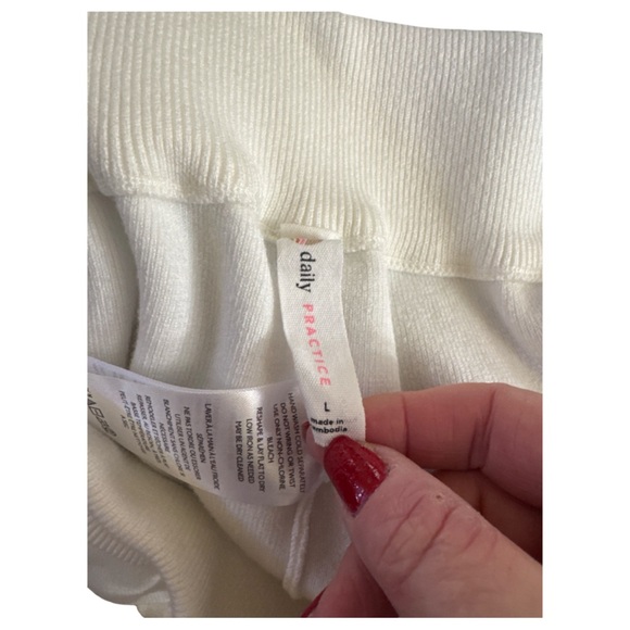 ANTHROPOLOGIE Daily Practice Color Block Joggers Size Large - Picture 4 of 8